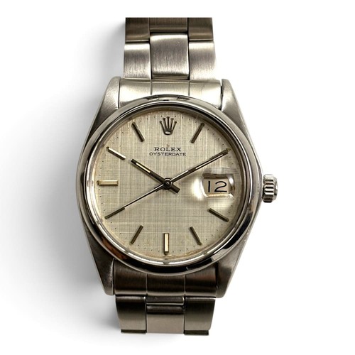 Rolex oysterdate silver - 34,