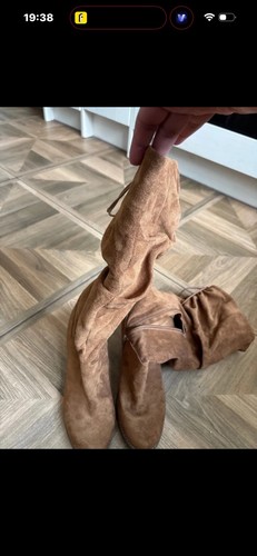 Head over heels tan - heels, boots