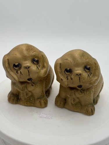 Pair 1930s bonzo dogs - pair,