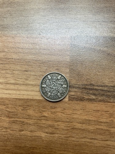 1936 george silver sixpence - george, v