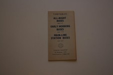 London Transport Timetable -