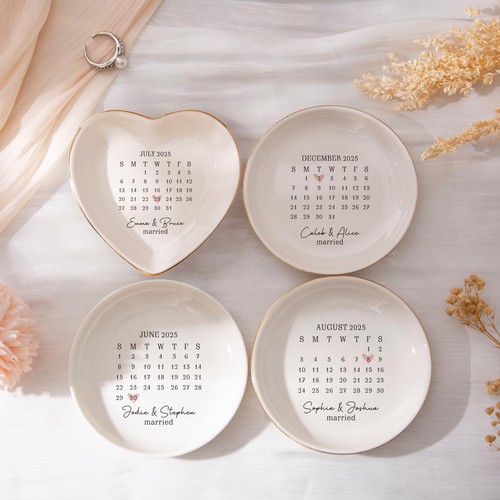 Personalized wedding calendar - wedding,