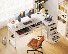 Corner Desk with Drawers
