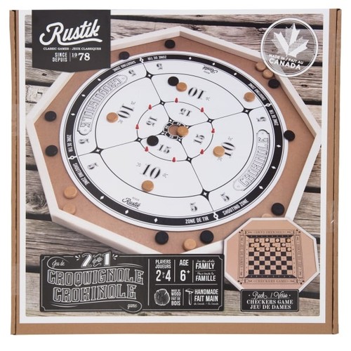 Deluxe crokinole game 1 - crokinole,
