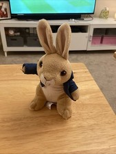 Peter Rabbit Small soft plush clip on bag charm toy keyring 18 cm