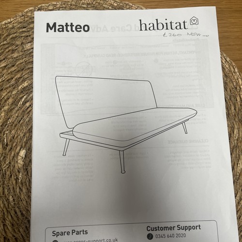 Habitat matteo seater clic - matteo,