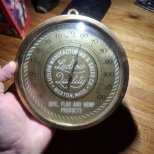 Vintage Brass thermometer