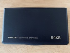 Vintage Sharp ZQ-2450 Electronic Organizer PDA 64KB Memory Tested Working