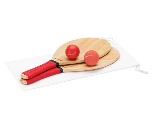 Wooden paddle ball set - paddle,