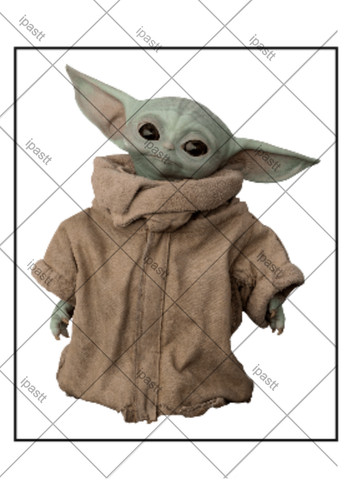 7 8 baby yoda - 3",4",5",6",7", 8"