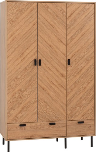 Triple medium oak effect - triple,