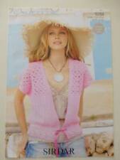 SIRDAR 9288-CALICO DK LACY SUMMER CARDIGAN-32-34"-52-54" KNITTING PATTERN
