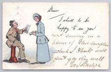 Comic postcard Victorian