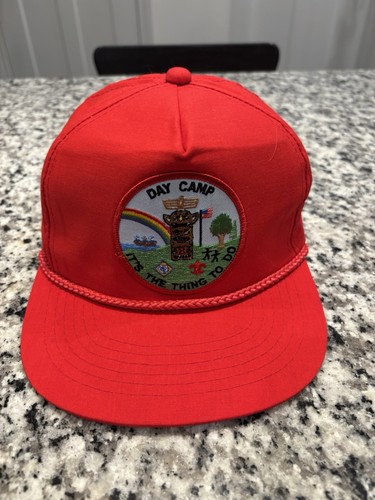 Vintage boy scout day camp - boy,