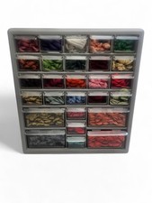 Embroidery Threads 26 Drawer Organiser Into Colours Approx 300 Hachette New 