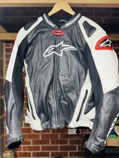 Alpinestars GP Pro Leather Motorcycle Jacket Size EUR 56