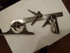 COMBINATION SQUARE SET BY MIXED MAKERS,MOOR&WRIGHT, STARRETT,