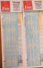 7mm Fox Transfers F918 & F919