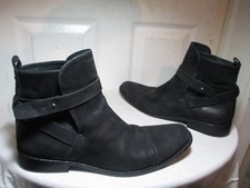 NICOLE FARHI MEN BLK LEATHER