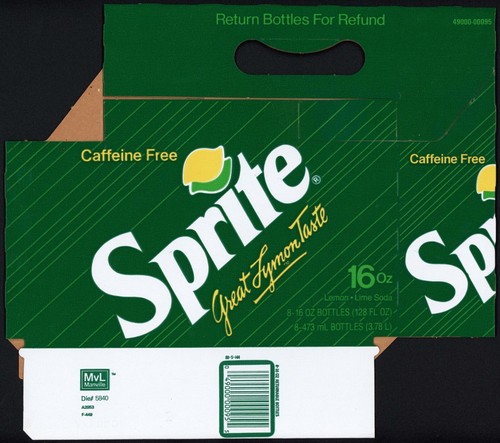 Vintage soda pop bottle - , carton