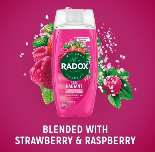 Radox feel radiant shower gel - feel,