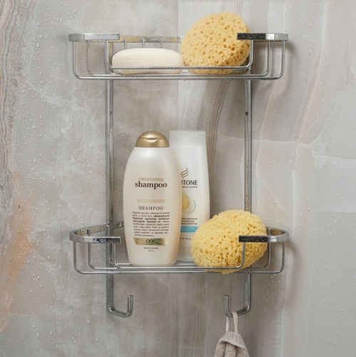 Croydex tier corner shelf - corner,