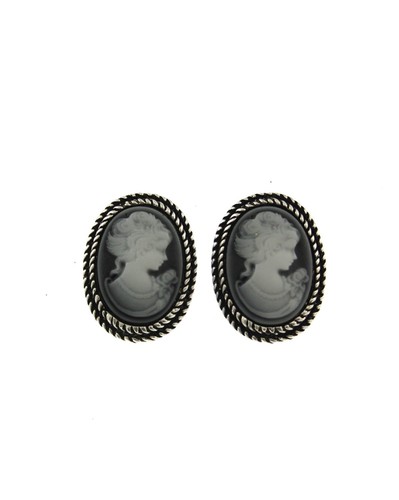 Elegant cameo earrings - elegant,