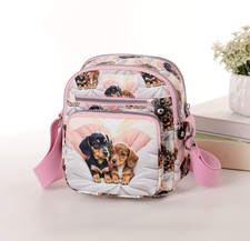 Cartoon Crinkle Nylon Crossbody Woman Small Shoulder messenger Satchel Bag