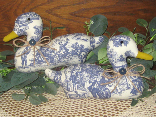 French country blue - 2, ducks