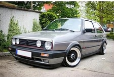 VW Golf MK2 2 GTI Twin Light Eyebrow Eyelid Hood Trim Grill Spoiler Cover 
