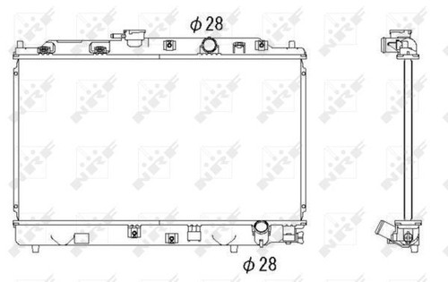 Nrf radiator for honda civic - nrf,