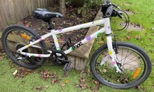 Frog 52 Childs Bike White Spotty  Good Used Conditions 20" Wheels