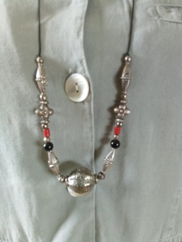 Indian silver necklace from - necklace,
