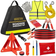 GADLANE Roadside Emergency Kit Breakdown Car Vehicle Assistance Travel Kit Large