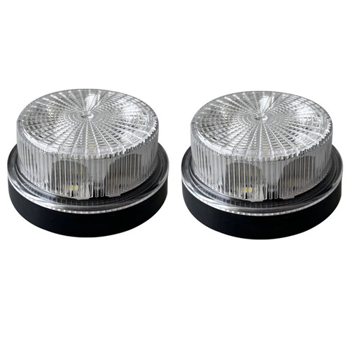 2x12v 24v led round warning - 24v,