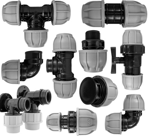 Mdpe compression connector - compression,