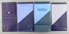 4 X SINGAPORE AIRLINES VINTAGE AIRLINE AIR SICKNESS BAG SICK BARF MOTION WASTE 
