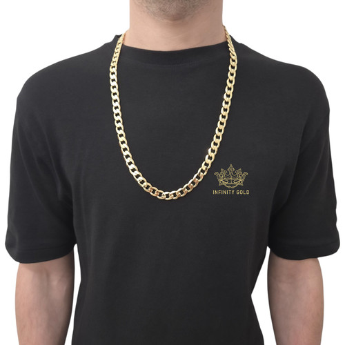 Mens 9ct gold big - big, chunky