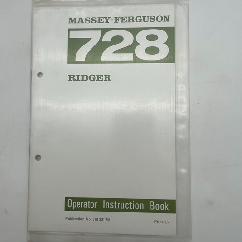 Massey ferguson 728 ridger - ferguson,