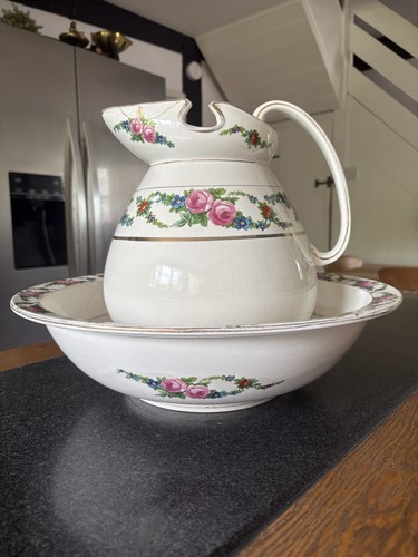 Large wash bowl jug set - large,