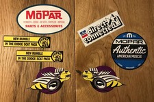 7x Mopar Stickers Dodge Scat