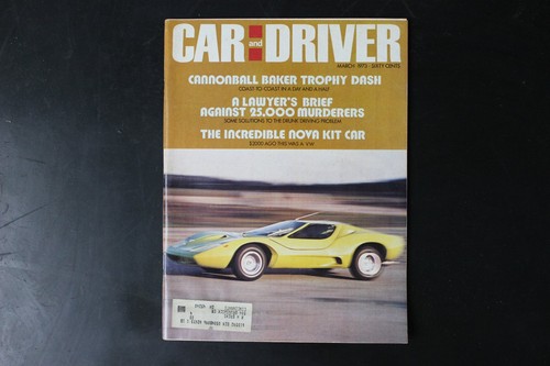Car and driver magazine march - car,