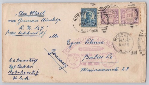 Graf zeppelin 1928 first - zeppelin,