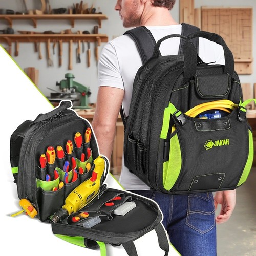 Pockets tool backpack heavy - tool,