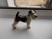 GOEBEL AIREDALE TERRIER CERAMIC DOG RARE FACING RIGHT H 11CM L 13CM