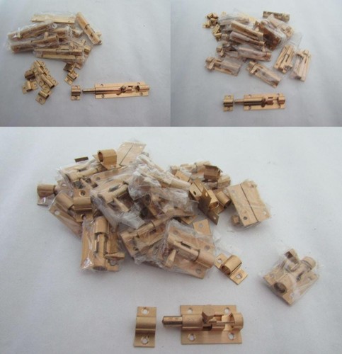 Brass door bolt slide - door,