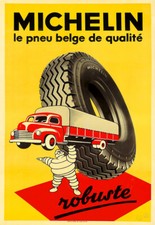 Michelin Tyres Man Truck  Print Poster 