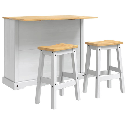 Kitchen trolley solid pine