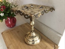 Vintage Antique Late Victorian Brass Trivet Stand For  Kettle Plant Pot Cake ?