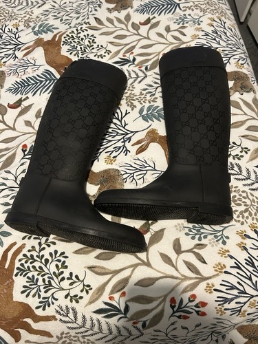 Gucci wellies pre loved - gucci,
